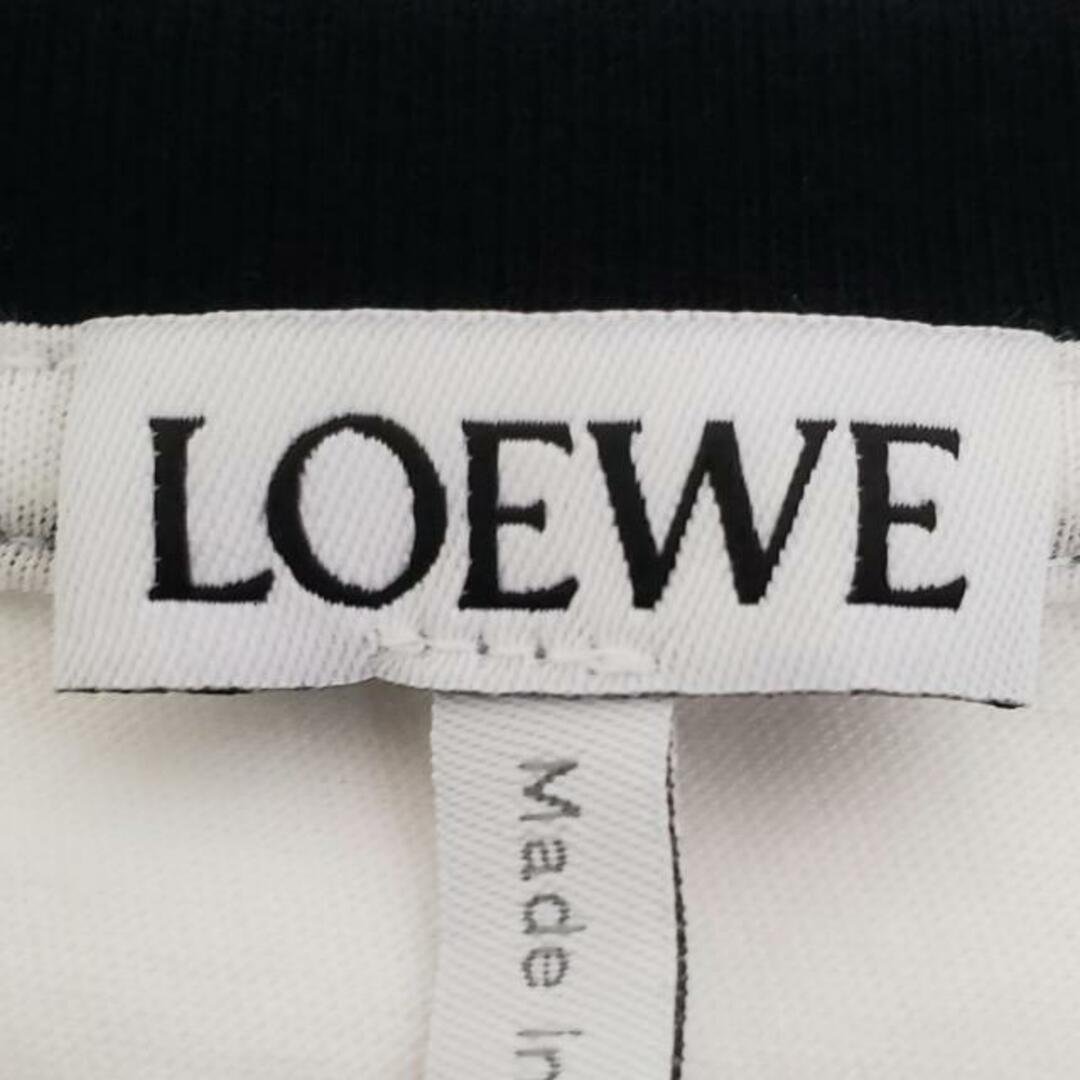 LOEWE(ロエベ)のLOEWE(ロエベ) 半袖Tシャツ サイズXS レディース - 白×黒 クルーネック レディースのトップス(Tシャツ(半袖/袖なし))の商品写真