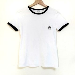 LOEWE - LOEWE(ロエベ) 半袖Tシャツ サイズXS レディース - 白×黒 クルーネック