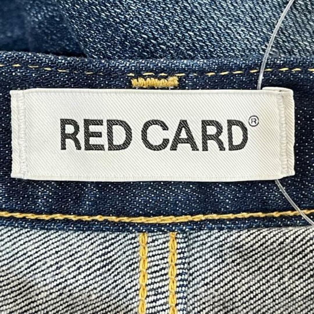 RED CARD(レッドカード) ジーンズ サイズ22 レディース - ネイビー フルレングス レディースのパンツ(デニム/ジーンズ)の商品写真