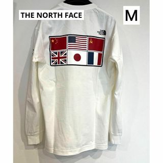 ザノースフェイス(THE NORTH FACE)のノースフェイス 長袖 Tシャツ トップス 国旗 アンタークティカ NT82230(Tシャツ/カットソー(半袖/袖なし))