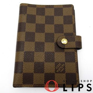 ルイヴィトン(LOUIS VUITTON)のルイ・ヴィトン アジェンダPM  R20700 ダミエ レディース ブラウン【中古】(手帳)