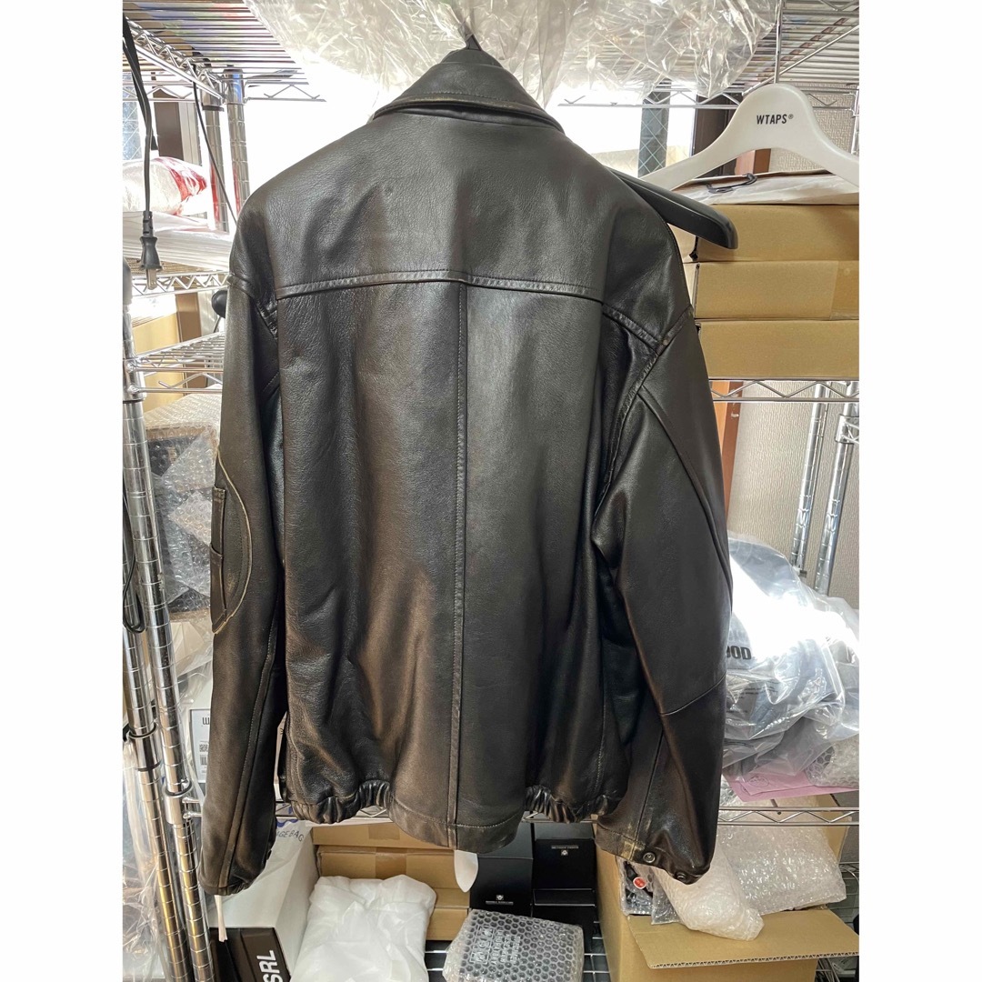 COMOLI - 24ss comoliレザージップブルゾン コモリ レザージップ COMOLI - 24ss comoliレザージップブルゾン コモリ レザージップ