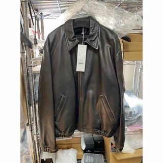 コモリ(COMOLI)の24ss comoliレザージップブルゾン コモリ レザージップブルゾン  (レザージャケット)