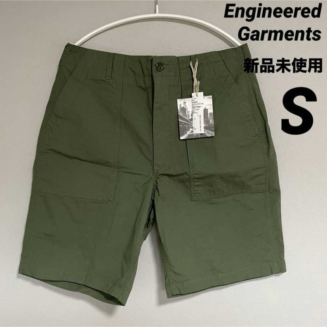 Engineered Garments(エンジニアードガーメンツ)のエンジニアードガーメンツ ファティーグショーツ リップストップ オリーブ S メンズのパンツ(ショートパンツ)の商品写真