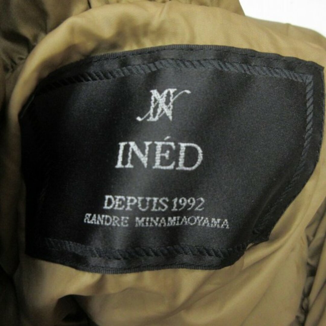INED(イネド)のイネド INED 美品 ダウンジャケット ロングネック ブルゾン ■GY09 レディースのジャケット/アウター(ダウンジャケット)の商品写真