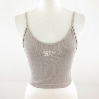 リーボック(Reebok)のリーボック Reebok キャミソール ショート丈 リブ ワンポイント XS(キャミソール)