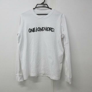 サカイ(sacai)のSacai(サカイ) 長袖Tシャツ サイズ2 M メンズ美品  Graphic T-Shirt 23-0467S 白 ONEKINDWORD/クルーネック(Tシャツ/カットソー(七分/長袖))