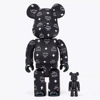 メディコムトイ(MEDICOM TOY)のBE@RBRICK MCM BLACK Ver. 100％ & 400％(その他)