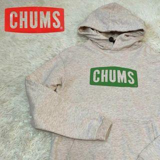 チャムス(CHUMS)のCHUMS チャムス スウェット　パーカー　ロゴ　メンズS(パーカー)