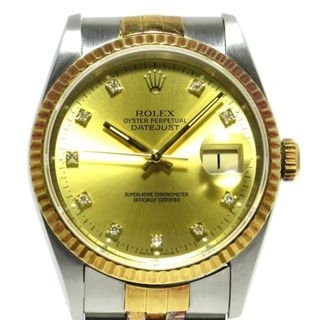 ロレックス(ROLEX)のROLEX(ロレックス) 腕時計 デイトジャスト 16233G メンズ SS×K18YG/10P旧型ダイヤ/19コマ＋余りコマ3/1992.12 ゴールド(その他)