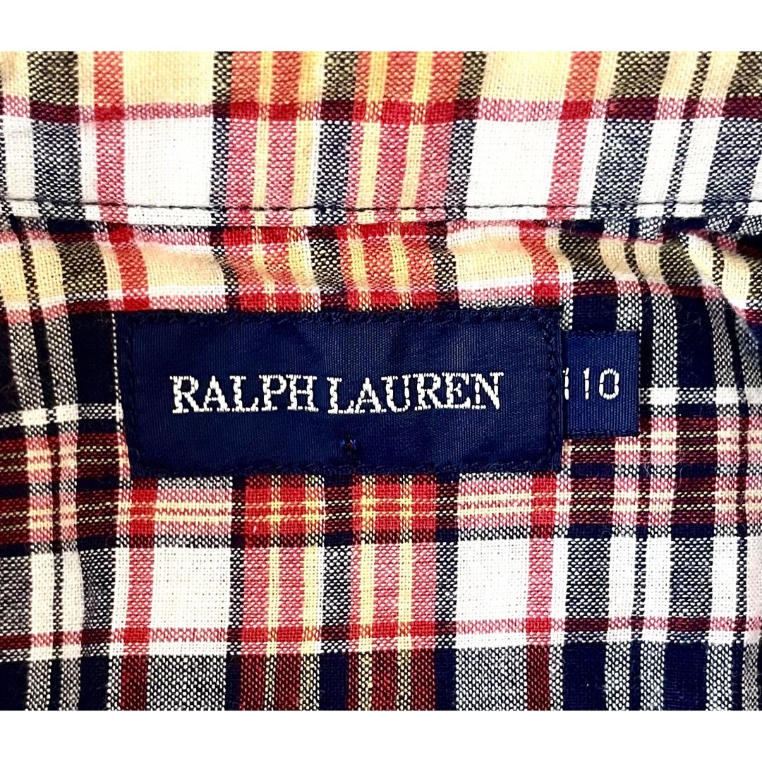 Ralph Lauren(ラルフローレン)の【新品タグ付】★Ralph Lauren★半袖シャツ★110 キッズ/ベビー/マタニティのキッズ服男の子用(90cm~)(ブラウス)の商品写真