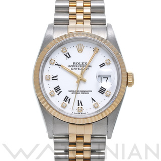 ロレックス(ROLEX)の中古 ロレックス ROLEX 16233G X番(1991年頃製造) ホワイト /ダイヤモンド メンズ 腕時計(腕時計(アナログ))