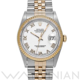 ロレックス(ROLEX)の中古 ロレックス ROLEX 16233 W番(1995年頃製造) ホワイト メンズ 腕時計(腕時計(アナログ))