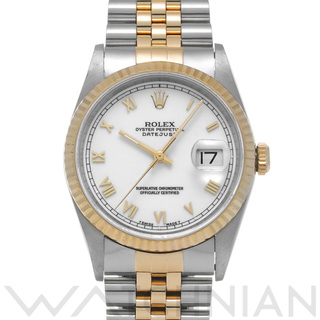 ロレックス(ROLEX)の中古 ロレックス ROLEX 16233 T番(1996年頃製造) ホワイト メンズ 腕時計(腕時計(アナログ))