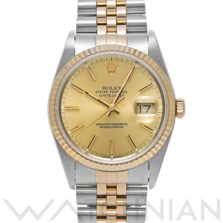 ロレックス(ROLEX)の中古 ロレックス ROLEX 16233 E番(1990年頃製造) シャンパン メンズ 腕時計(腕時計(アナログ))