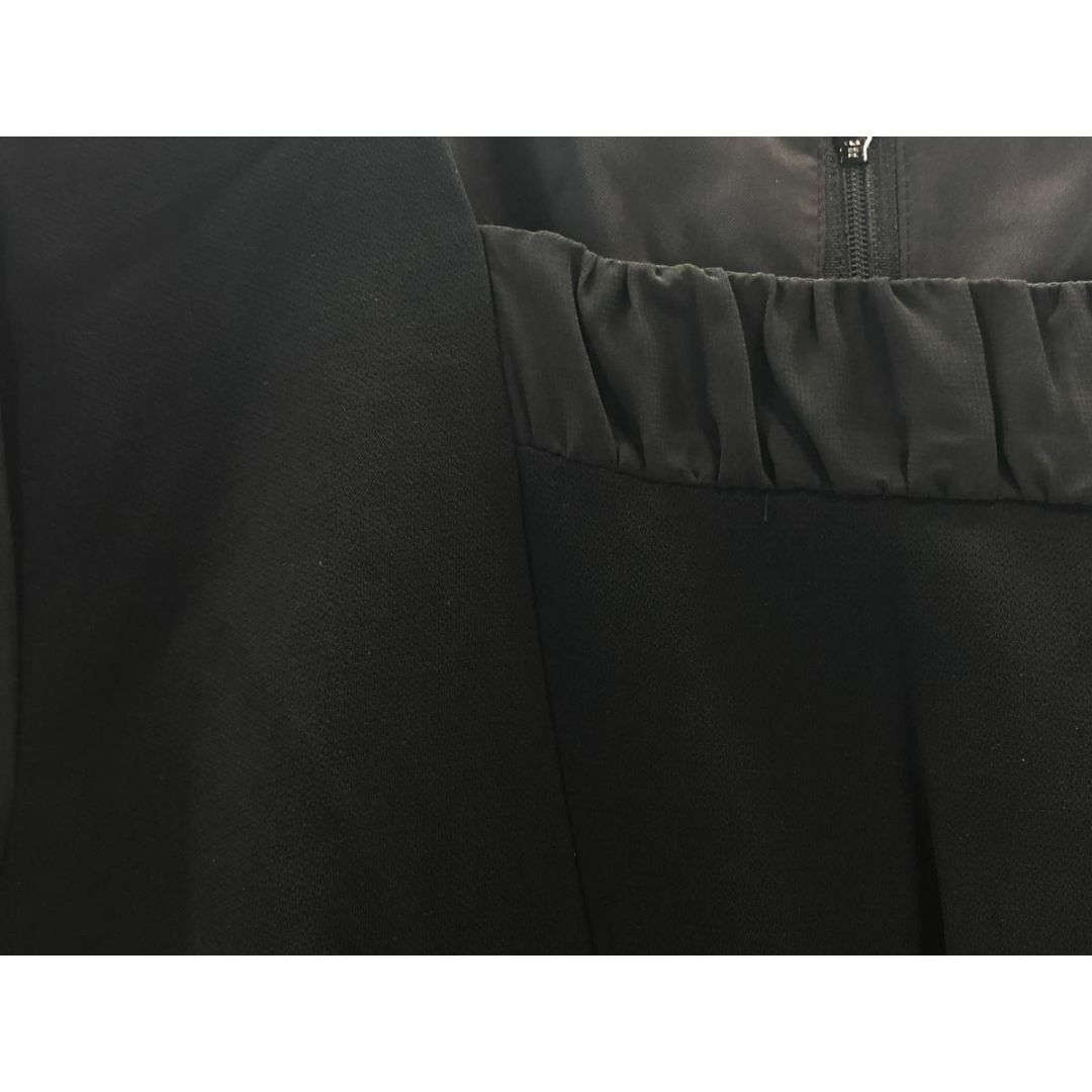 SS0209◇ 新品 フォーマル ジャケット付き ワンピース 11AR67 黒 レディースのフォーマル/ドレス(礼服/喪服)の商品写真