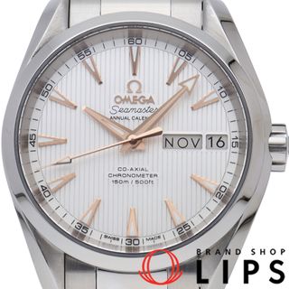 オメガ(OMEGA)のオメガ シーマスター アクアテラ 150M コーアクシャル 38.5mm アニュアル カレンダー Seamaster Aqua Terra 150 Annual Calendar 231.10.39.22.02.001 箱 保証書 SS メンズ時計 ホワイト 仕上げ済 美品 【中古】(その他)