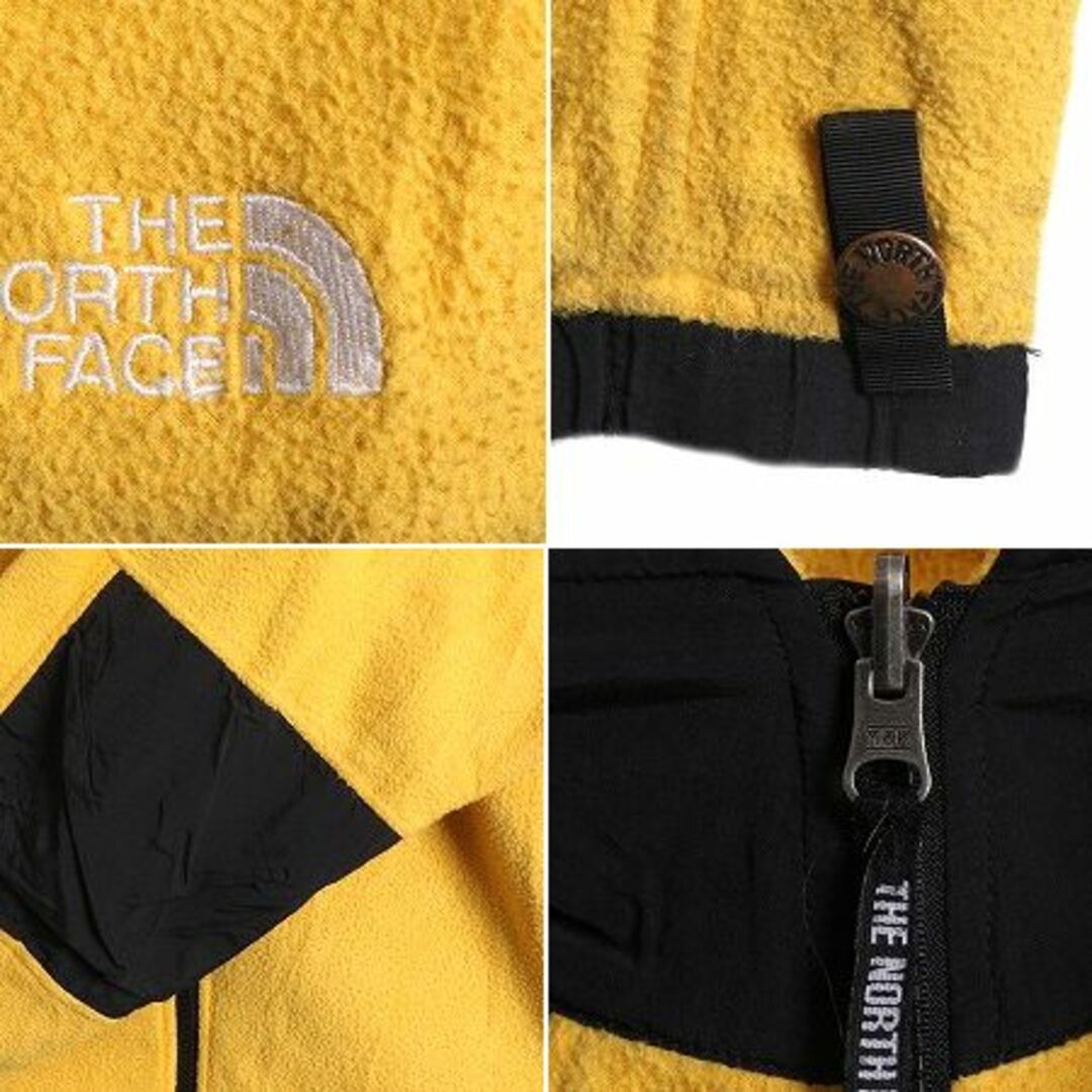 THE NORTH FACE(ザノースフェイス)の90s ノースフェイス ポーラー サン ジャケット メンズ L 90年代 The North Face アウトドア フリース ジャケット ブルゾン 2トーン 黒 黄 メンズのジャケット/アウター(ブルゾン)の商品写真
