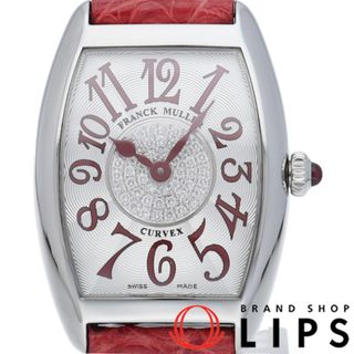 フランクミュラー(FRANCK MULLER)のフランク ミュラー トノウ カーベックス パスティーユ レディース時計 サークルダイヤ Tonneau Curvex 1752QZ1P 箱 保証書(国内) SS/革 レディース時計 シルバー 仕上げ済 美品 【中古】(腕時計)