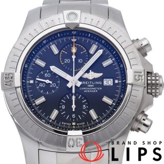 BREITLING - ブライトリング アベンジャー クロノグラフ 45 オートマチック Avenger Chronograph A13317/A13317101B1A1 箱 保証書 SS メンズ時計 ブラック 仕上げ済 美品 【中古】