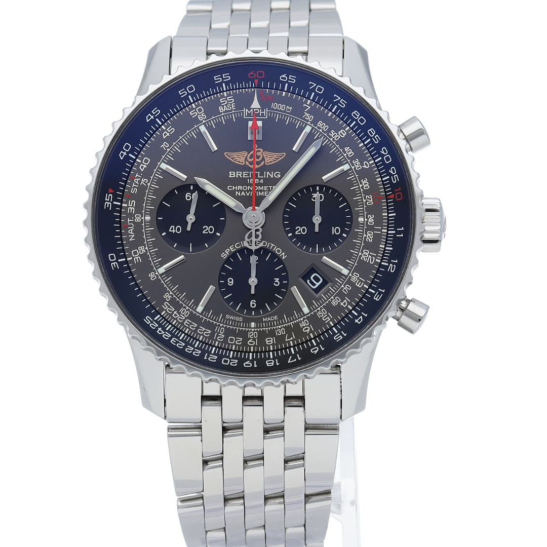 BREITLING(ブライトリング)のブライトリング ナビタイマー B01 クロノグラフ 43 ジャパン エディション Navitimer B01 Chronograph 43 Limited Edition AB0121/AB0121A21B1A1 箱 保証書 SS メンズ時計 仕上げ済 美品 【中古】 メンズの時計(その他)の商品写真