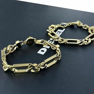 ペアブレスレット ディーゼル おそろい お揃い チェーンブレスレット ペア アクセサリー