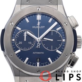 ウブロ(HUBLOT)のウブロ クラシック フュージョン チタニウム クロノグラフ 45mm ブルー Classic Fusion Titanium Chronograph Blue 521.NX.7170.LR 箱 保証書 セラミック/チタン/ラバー メンズ時計 ブルー 美品 【中古】(その他)