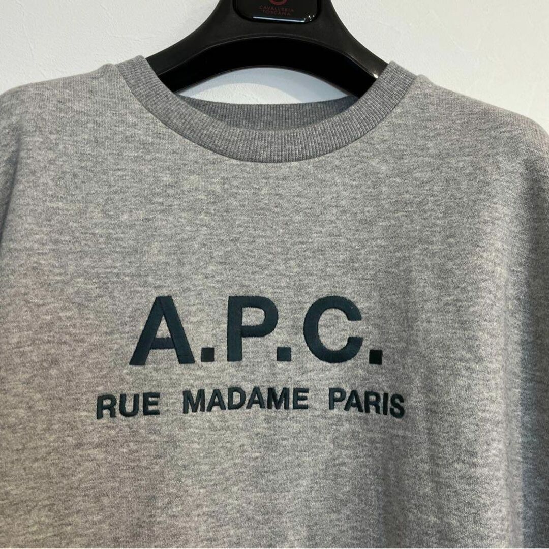 A.P.C(アーペーセー)のA.P.C. アーペーセー トップス 長袖 スウェット トレーナー グレー メンズのトップス(スウェット)の商品写真