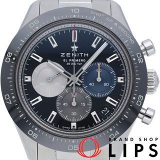 ZENITH - ゼニス クロノマスター スポーツ エル プリメロ Chronomaster Sports 03.3100.3600/21.M3100 箱 保証書 SS メンズ時計 ブラック 美品 【新品】