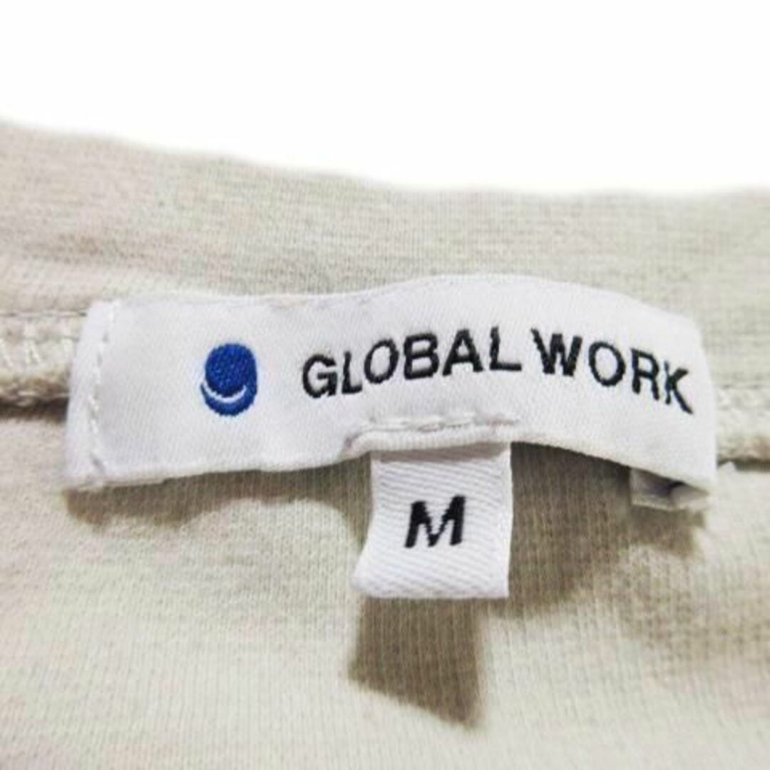 GLOBAL WORK(グローバルワーク)のグローバルワーク 長袖カットソー 袖コン M グレー 221129AH22A レディースのトップス(カットソー(長袖/七分))の商品写真