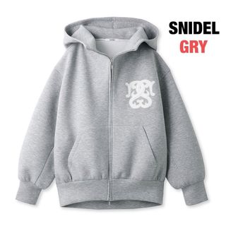 スナイデル(SNIDEL)のスナイデル　snidel ボリュームパーカー　グレー　GRY★新品(パーカー)