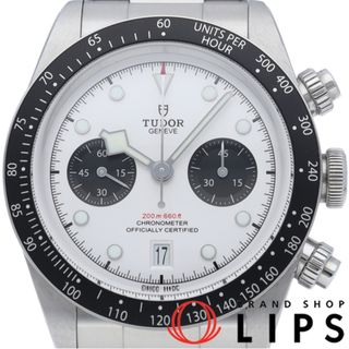 チュードル(Tudor)のチューダー ブラック ベイ クロノグラフ ウォッチ Black Bay Chronograph M79360N-0002 箱 保証書 1駒 SS メンズ時計 ホワイト 仕上げ済 美品 【中古】(その他)