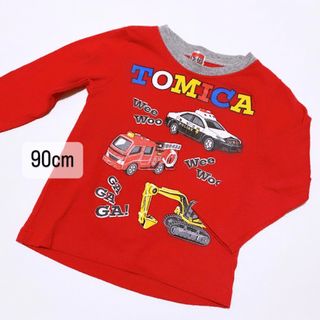 タカラトミー(Takara Tomy)のトミカ　TOMICA    働く車　長袖　カットソー　90(Tシャツ/カットソー)