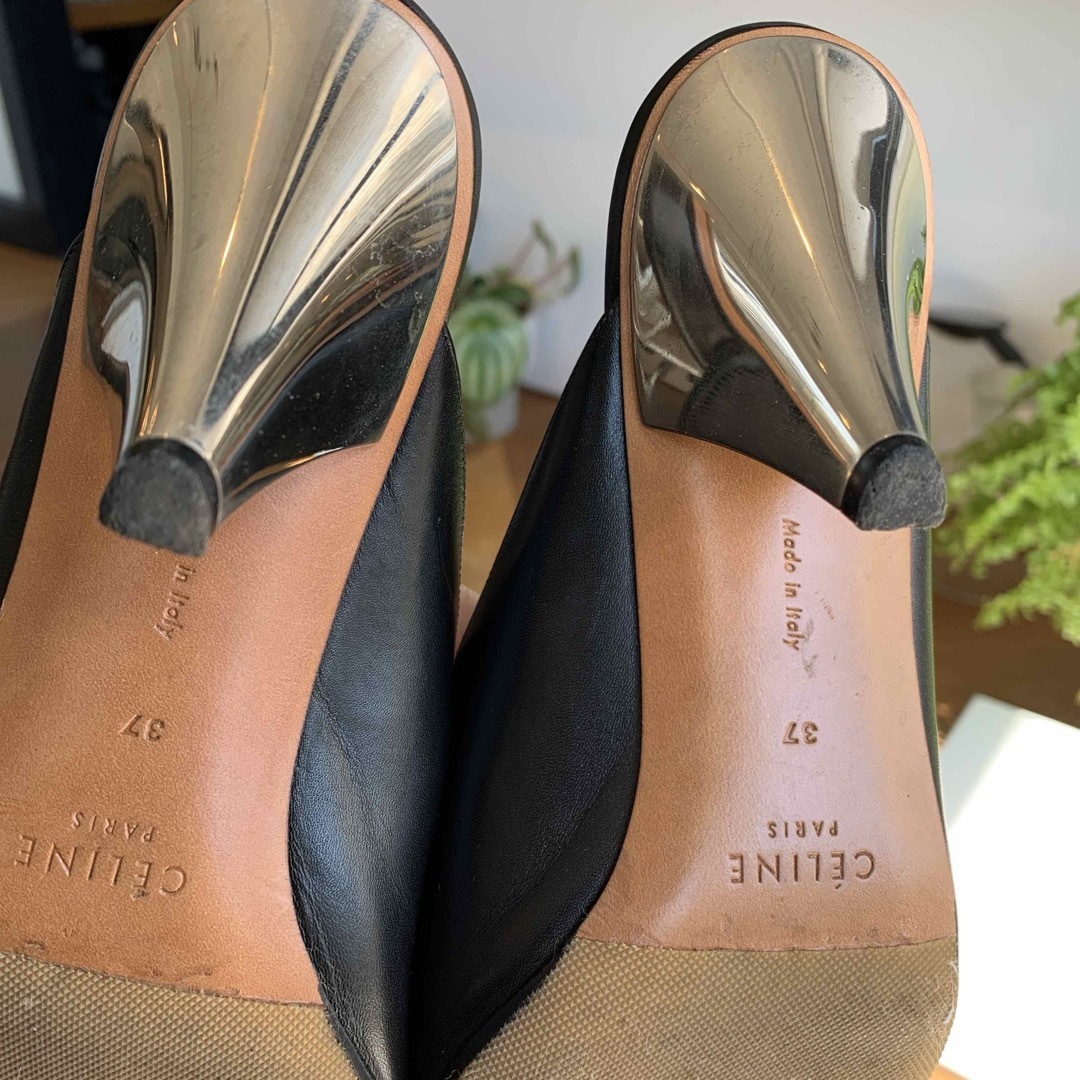 celine(セリーヌ)のCELINE セリーヌ　フィービー　メタル　ミュール　サンダル　パンプス レディースの靴/シューズ(ハイヒール/パンプス)の商品写真