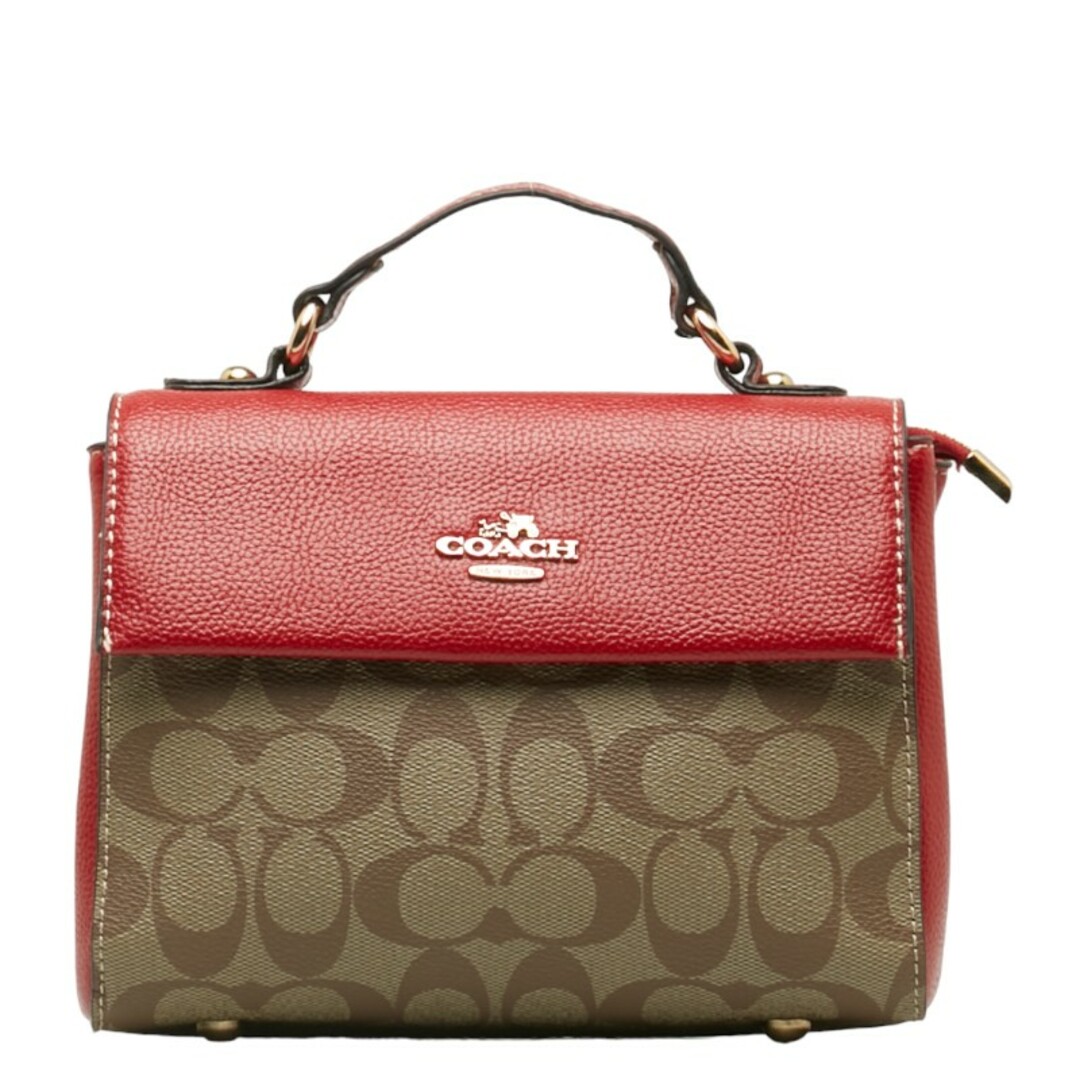 COACH(コーチ)のコーチ シグネチャー ミニハンドバッグ ショルダーバッグ 2WAY PVC レディース COACH 【1-0139478】 レディースのバッグ(ハンドバッグ)の商品写真