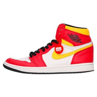 ナイキ(NIKE)のNIKE ナイキ AIR JORDAN 1 RETRO HIGH OG LIGHT FUSION RED エアジョーダン1 レトロ ライトフュージョンレッド ハイカットスニーカー US9.5/27.5cm 555088-603(スニーカー)