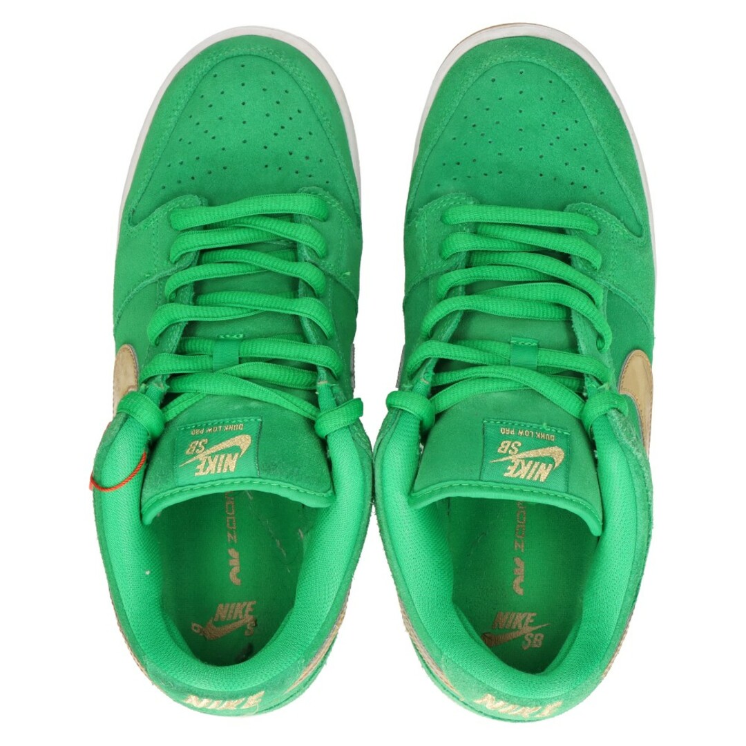 NIKE(ナイキ)のNIKE SB ナイキエスビー DUNK LOW PRO St. Patrick's Day/Shamroc エスビー ダンク セントパトリックデー ローカットスニーカー グリーン US9.5/27.5cm BQ6817-303 メンズの靴/シューズ(スニーカー)の商品写真