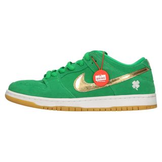 ナイキ(NIKE)のNIKE SB ナイキエスビー DUNK LOW PRO St. Patrick's Day/Shamroc エスビー ダンク セントパトリックデー ローカットスニーカー グリーン US9.5/27.5cm BQ6817-303(スニーカー)