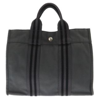 HERMES エルメス フールトゥ PM キャンバストートバッグ グレー