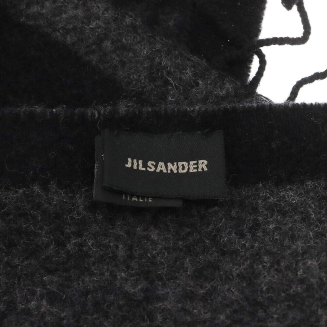 Jil Sander(ジルサンダー)のJIL SANDER ジルサンダー Wool Stole ウールストールマフラー グレー メンズのファッション小物(マフラー)の商品写真