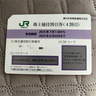 ✴︎✴︎JR東日本 株主優待割引券✴︎✴︎１枚(鉄道乗車券)