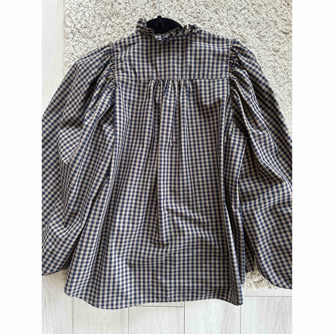 epa ribonn frill blouse"CHECK" チェックブラウス レディースのトップス(シャツ/ブラウス(長袖/七分))の商品写真