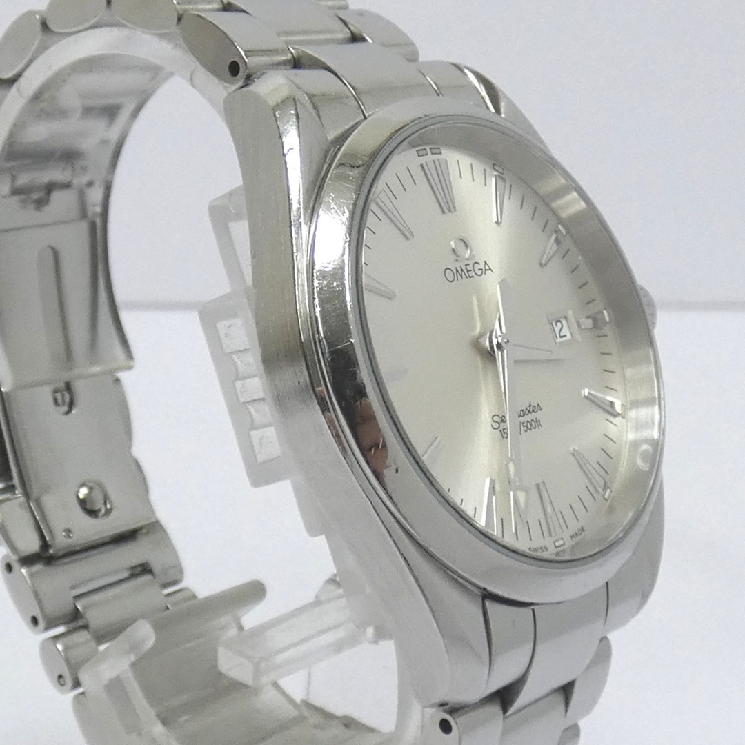 OMEGA(オメガ)のオメガ 腕時計 Seamaster Aqua Terra シーマスター アクアテラ 2517.30 シルバー Dz787771 中古 メンズの時計(腕時計(アナログ))の商品写真