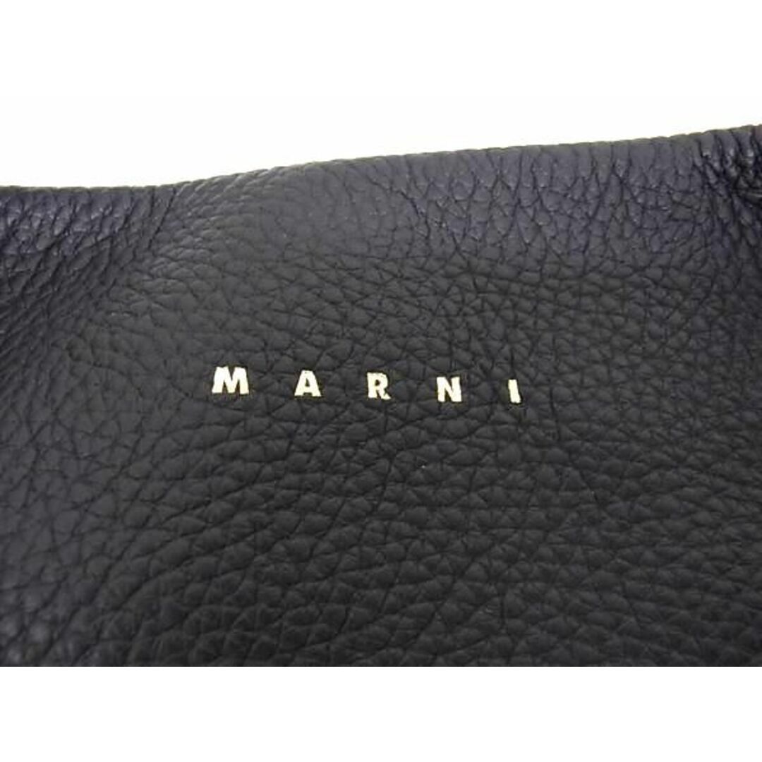 Marni(マルニ)の■新品■未使用■ MARNI マルニ ヴェニススモール レザー 2WAY ハンドバッグ ショルダー レディース ブラック系×グリーン系 FB0036  レディースのバッグ(その他)の商品写真