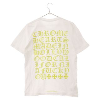 クロムハーツ(Chrome Hearts)のCHROME HEARTS クロムハーツ レタリング 半袖カットソー 半袖Tシャツ ホワイト/グリーン(Tシャツ/カットソー(半袖/袖なし))