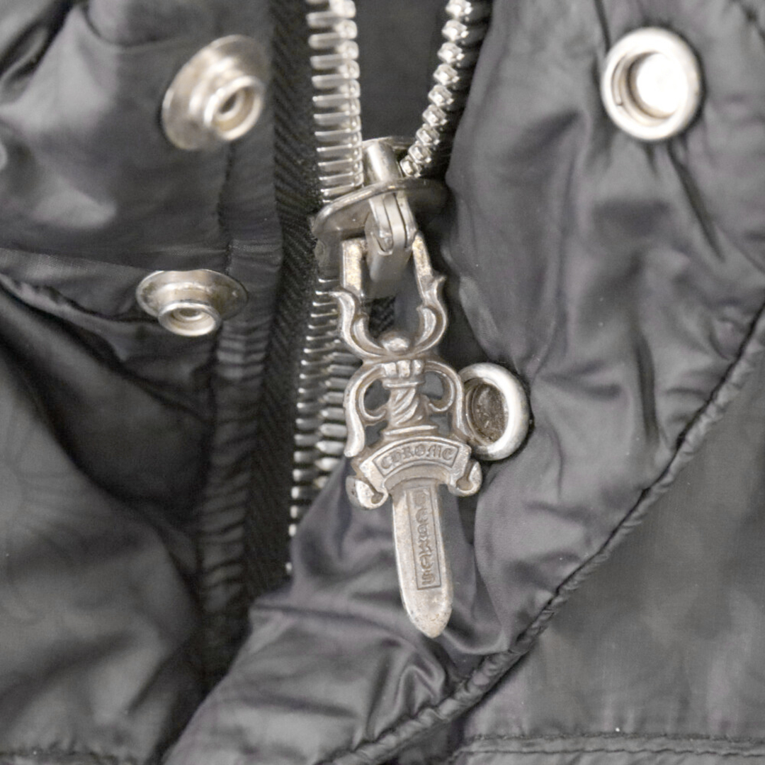 Chrome Hearts(クロムハーツ)のCHROME HEARTS クロムハーツ STIFF スティッフ CHクロス総柄ナイロンダウンジャケット メンズのジャケット/アウター(ダウンジャケット)の商品写真