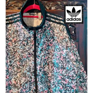 オリジナルス(Originals（adidas）)のアディダス カラフル 小花柄 ジャージ ナイロンジャケット ウィンドブレーカー(ナイロンジャケット)