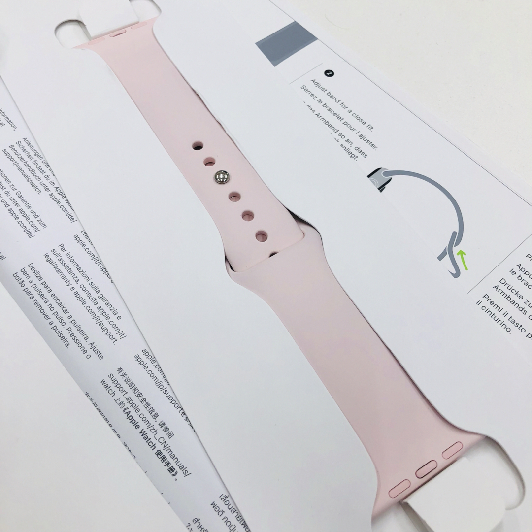 Apple Watch(アップルウォッチ)のApple Watch 41mm M/L アップルウォッチ ピンク バンド スマホ/家電/カメラのスマートフォン/携帯電話(その他)の商品写真