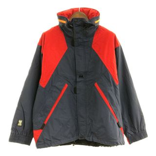 ヘリーハンセン(HELLY HANSEN)の90年代 HELLY HANSEN ヘリーハンセン Helly-Tech ナイロン ジャケット アウター アウトドア 防水 ネイビー (メンズ XL) 中古 古着 Q0104(その他)