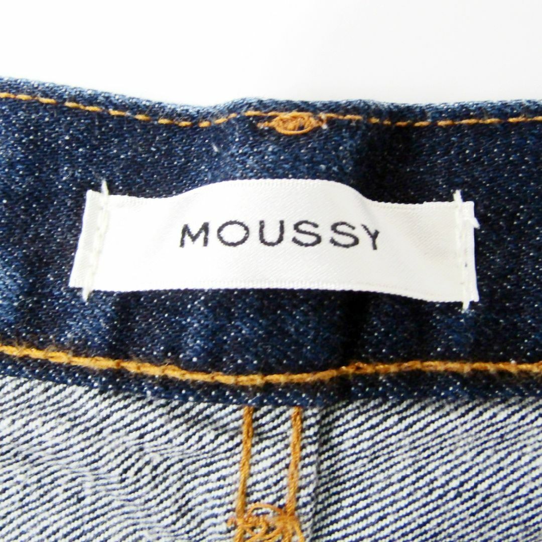 moussy(マウジー)のMOUSSYマウジー▼テーパードデニム▼濃紺▼26インチ▼ウエスト約74cm レディースのパンツ(デニム/ジーンズ)の商品写真